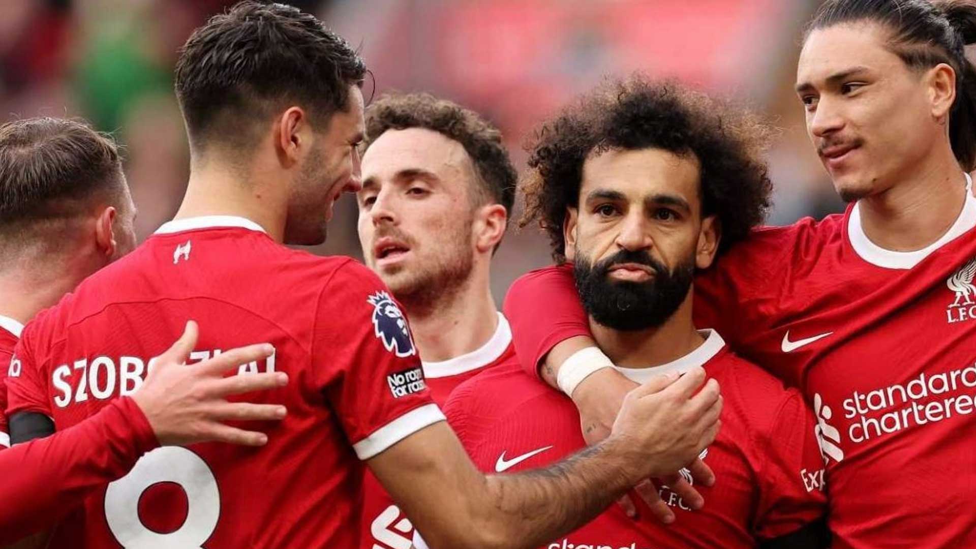 Liverpool Menang 3-1 atas Leicester, Salah dan Núñez Bawa Tiga Poin di Anfield